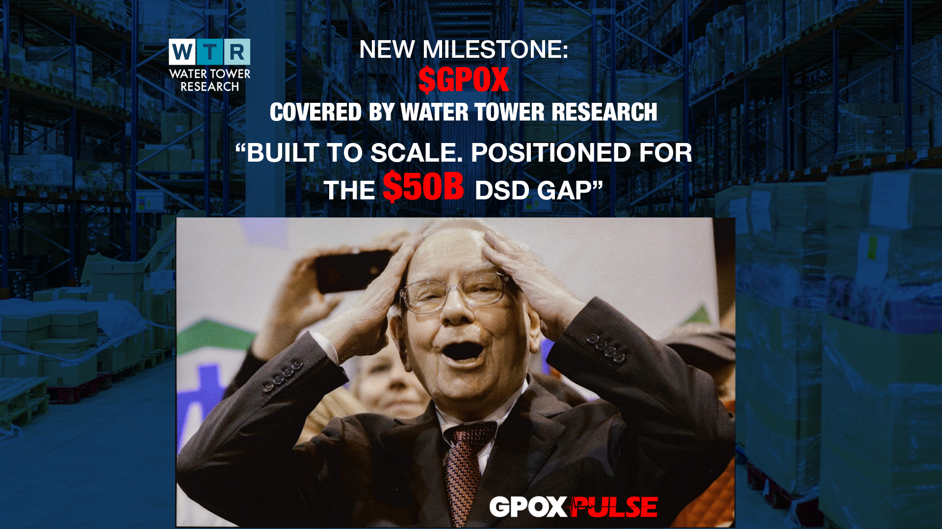 GPOX Warren Buffet Reaction